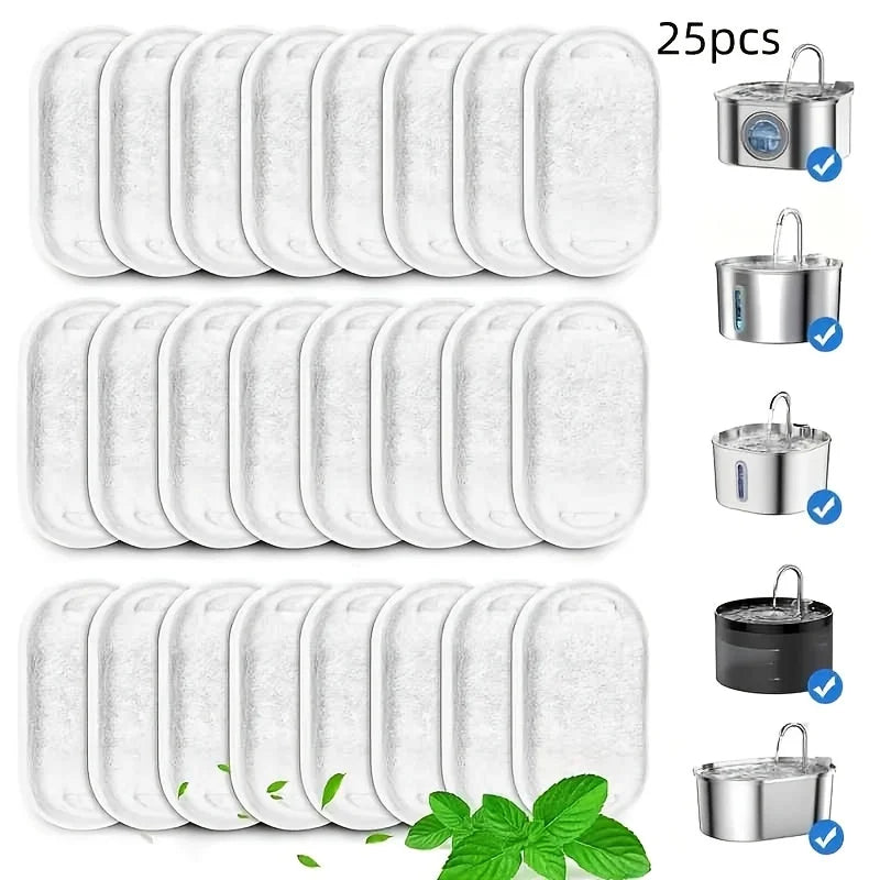 PureFlow Fountain Replacement Filters (11 or 25 Pack)